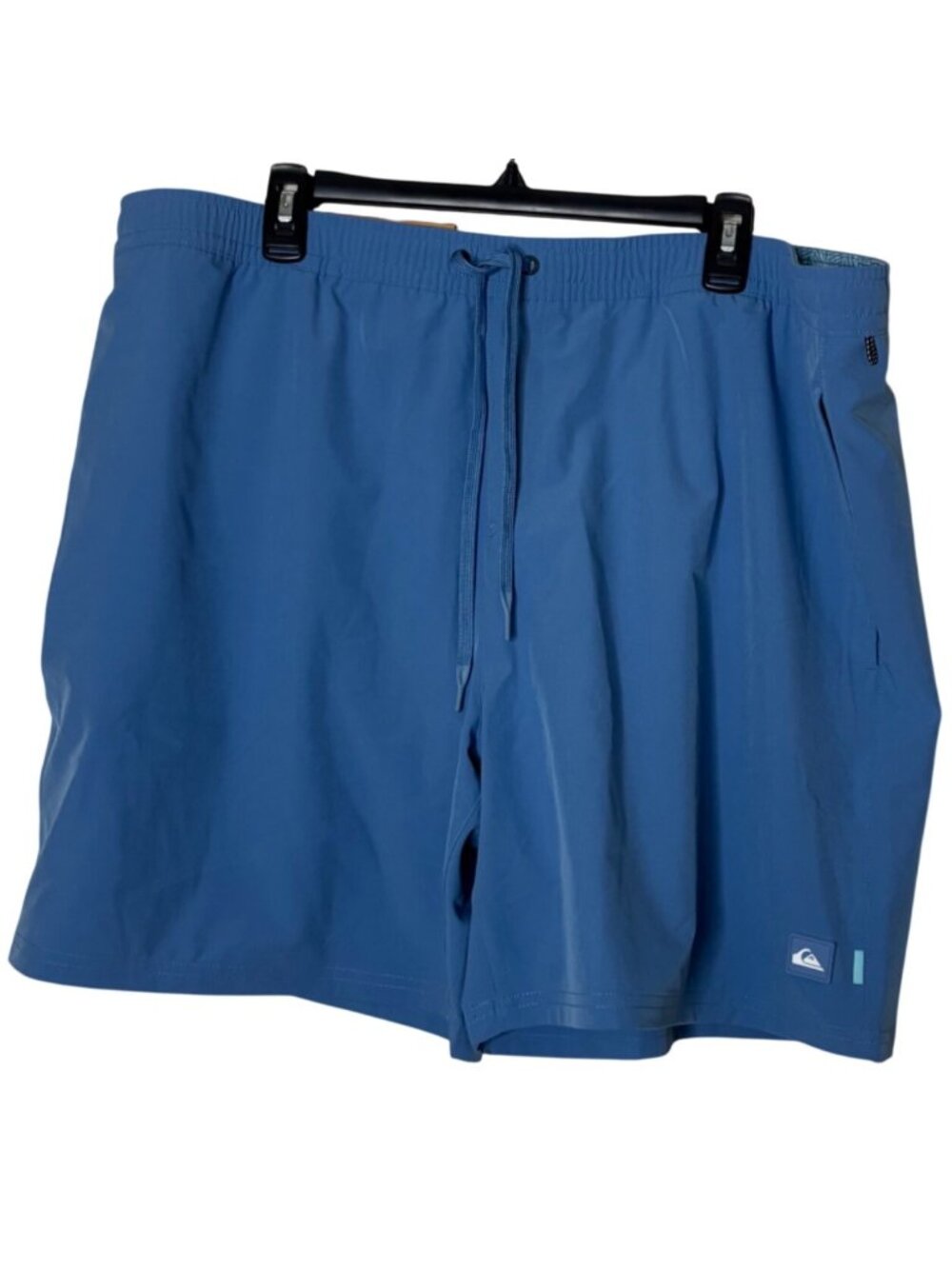 Quiksilver Waterman Men's XXL Blue Swim Volley Shorts 7in Quick Dry UPF50 NWT